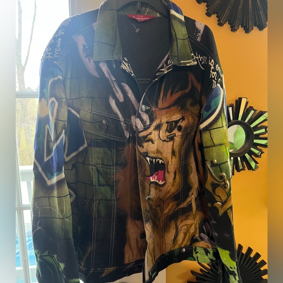 Supreme x Lee Quinones denim jacket - Picture 2 of 8